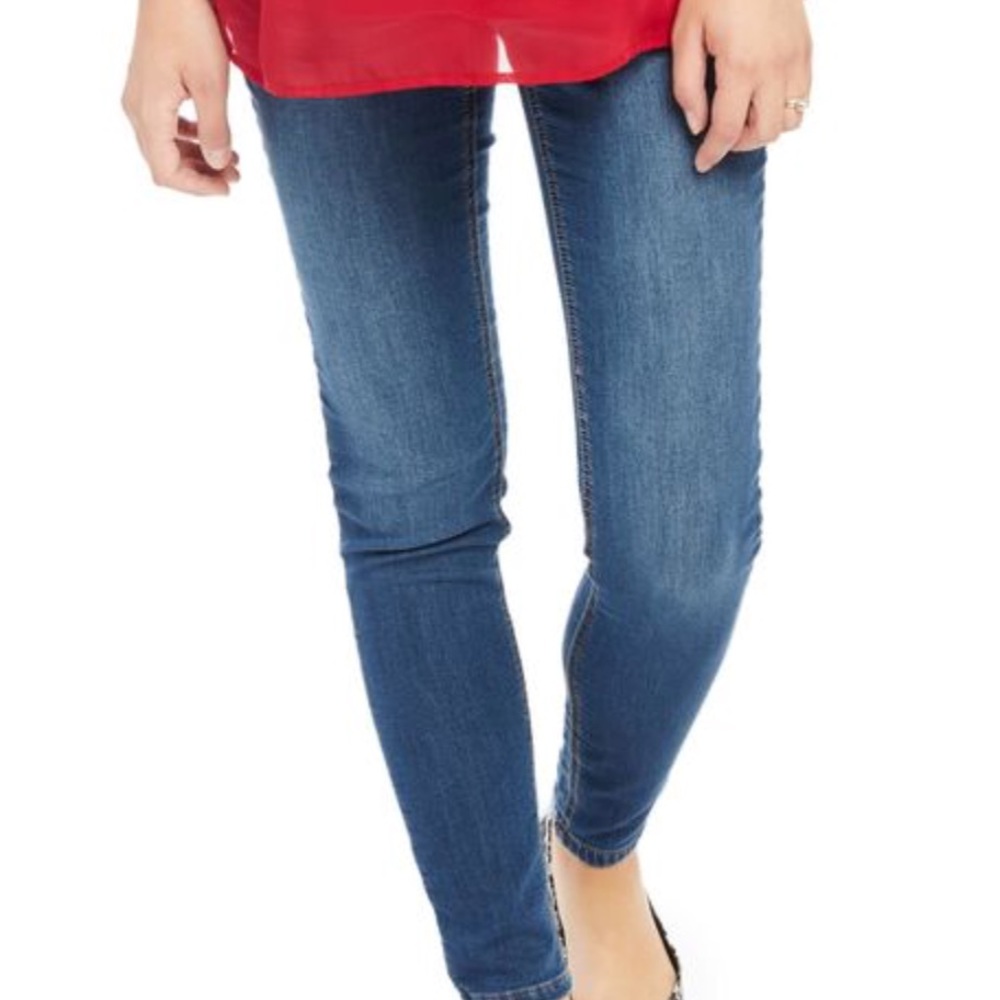 Denim maternity jeans